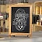 Flash Furniture Torched Wood Magnetic Tabletop/Hanging Chalkboard HFKHD-GDIS-CRE8-622315-GG - alternate 1